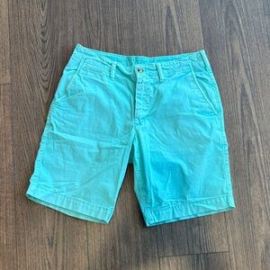American Eagle Outfitters Teal Flat Front Shorts